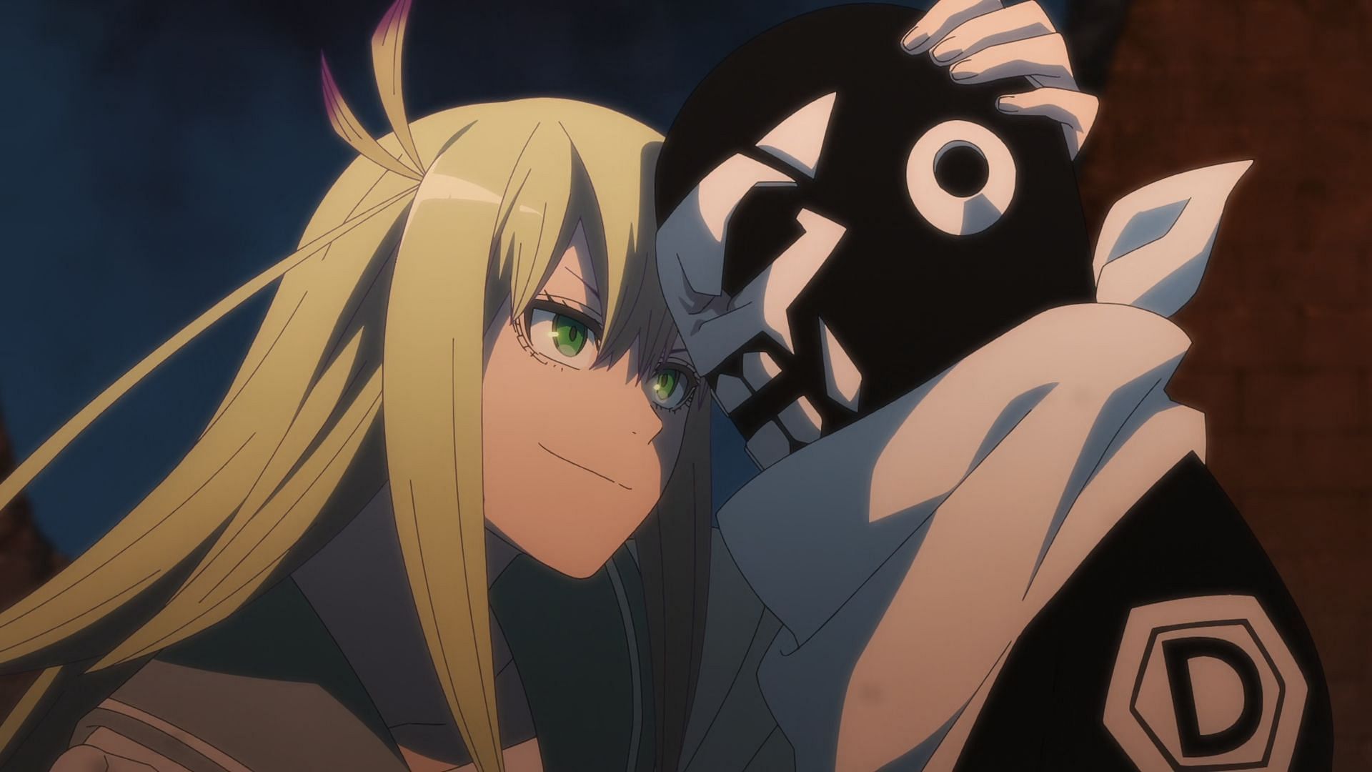 Kanon Hisui and Fighter D as seen in Go! Go! Loser Ranger! anime (Image via Yostar Pictures)
